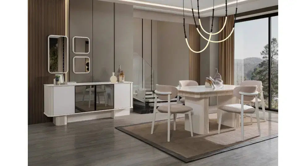 FLYMOB Mira Yemek Odası %100 MDF