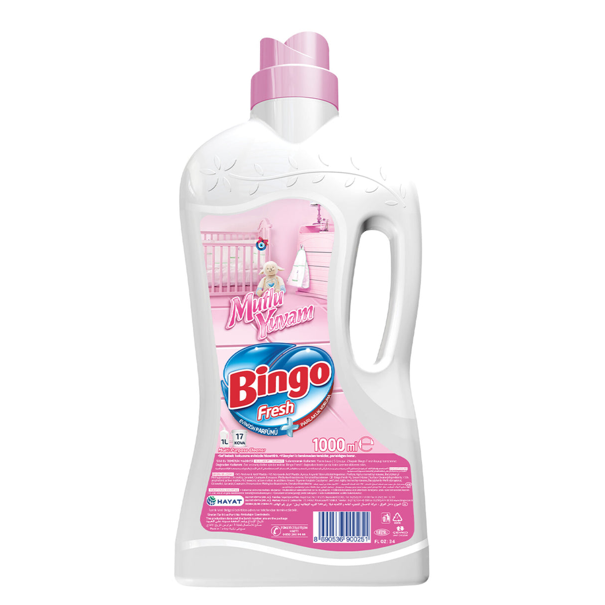 BİNGO Yuzey Temizleyici Mutlu Yuvam 1000 ml