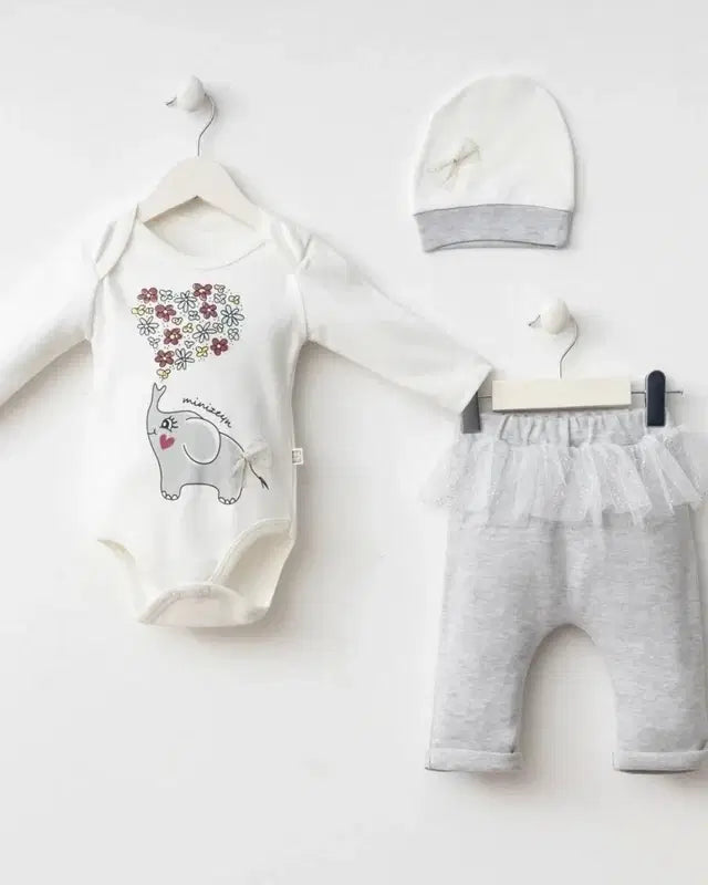 MINIZEYN Kiz Bebek - Yeni Doğan (0-3Ay)