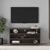 ADORE Flat Line 3 Bölmeli Tv Sehpası - Latte 90x48x35 cm