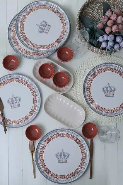 KERAMIKA Royal Majesty Kahvaltı Takımı 14 Parça 6 Kişilik