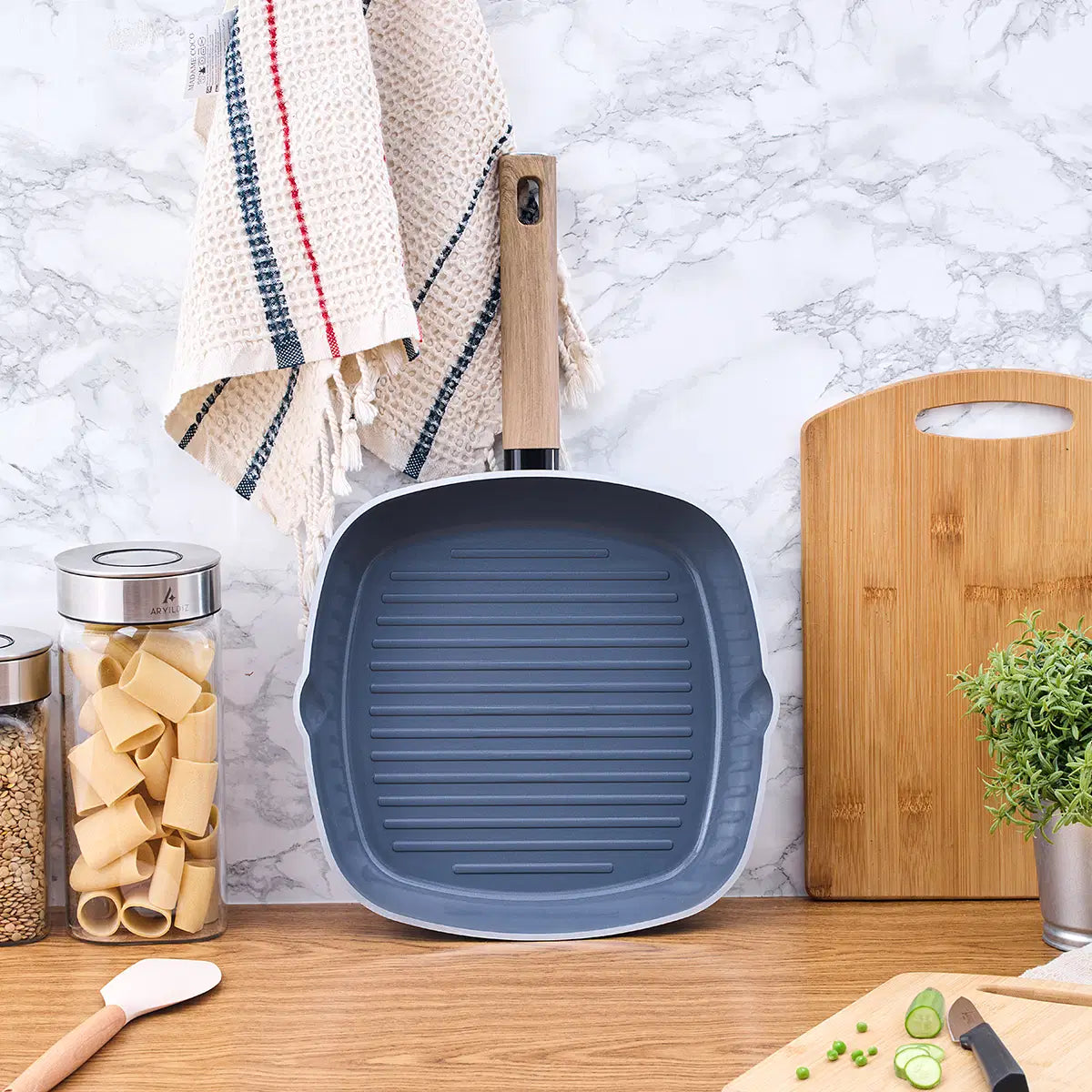 Aryıldız Eco Ceramic Grill Tava 28 cm