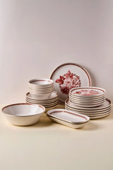 PEROTTI Danish Altın yaldızlı Stoneware - 27 Parça Yemek Takimi