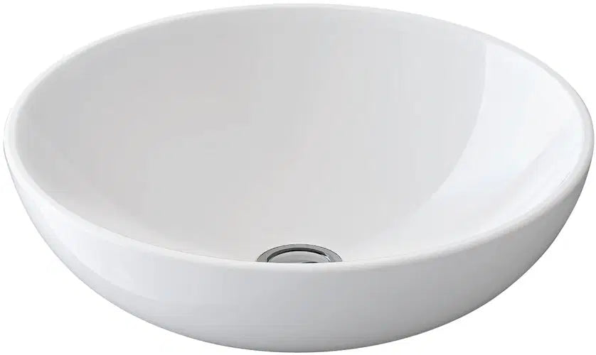 Yuvarlak Tezgâh Üstü Lavabo (45x45) - Idevit