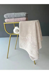 SARRA Gül 6'li Set El Ve Yüz Havlusu - 50x90cm