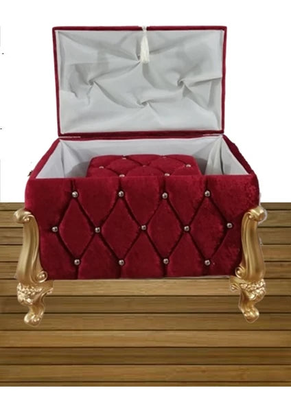 SONEM Ceyiz Sandık Nişan Bohça Damat Gelin Sandığı 2'li
