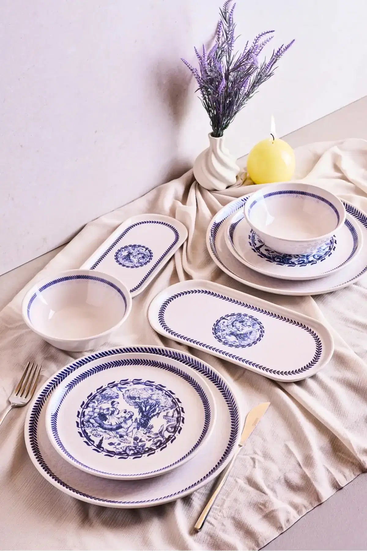 PEROTTI French Vintage - 8 Parça Yemek Takimi