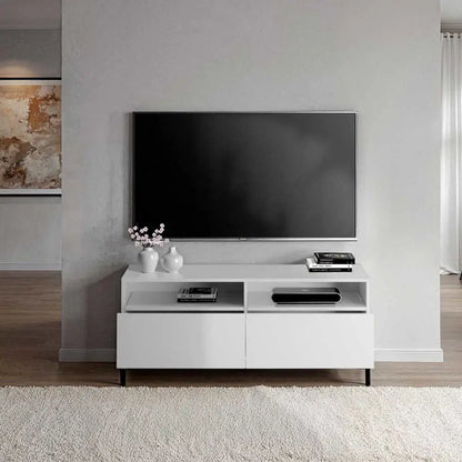 ADORE Roma Çekmeceli Tv Ünitesi-Mat Lake Beyaz 120x53x43 cm