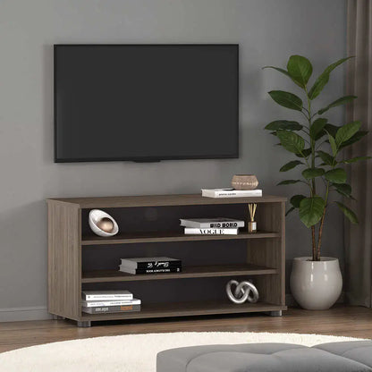 ADORE Flat Line 3 Bölmeli Tv Sehpası - Latte 90x48x35 cm