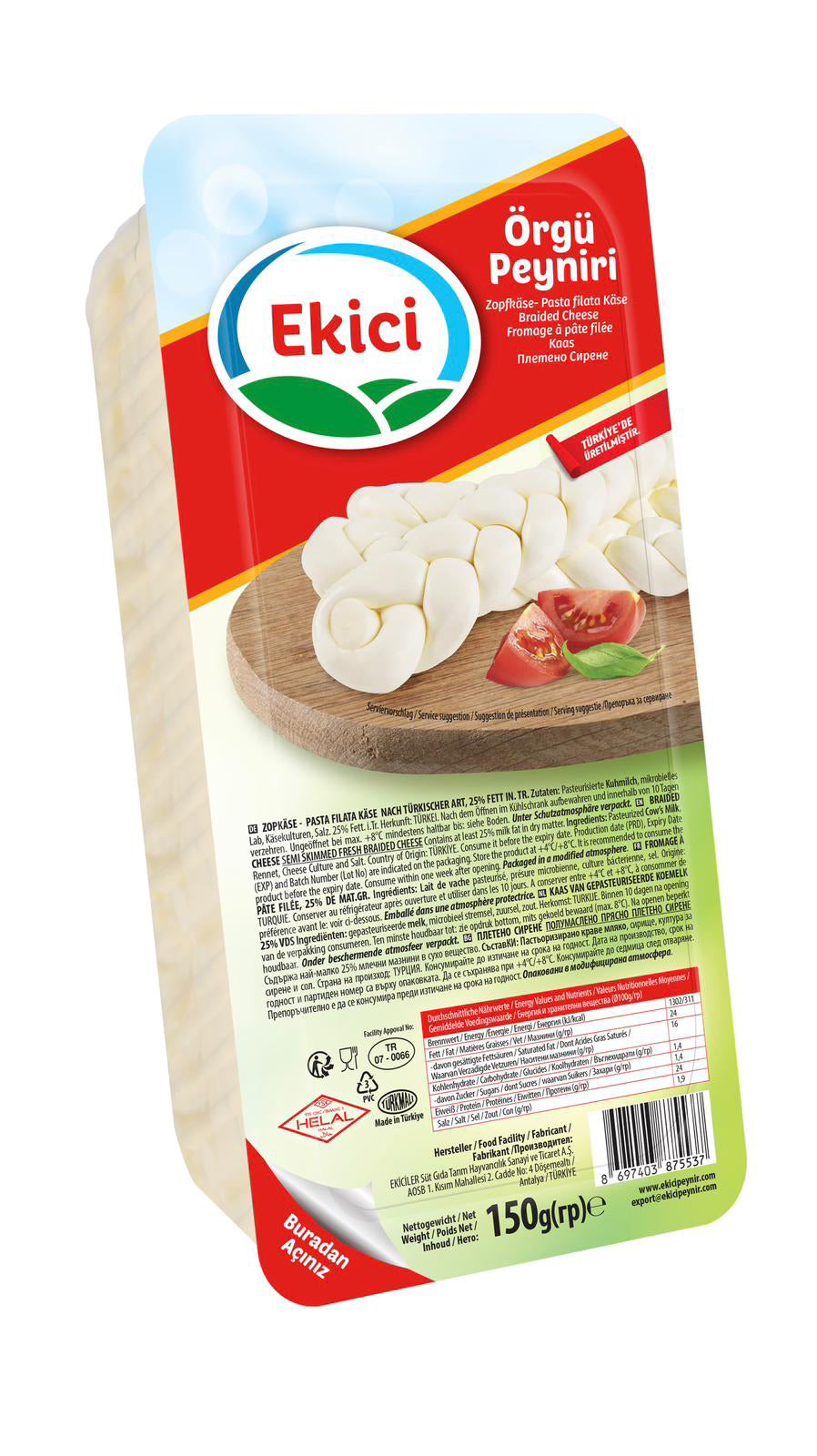 EKİCİ - Örgü Peynir 150 gr