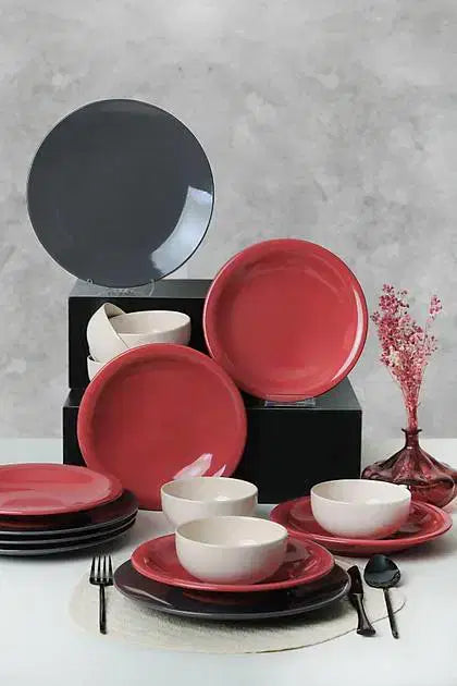 KERAMIKA Noble Mix Yemek Takımı 18 Parça 6 Kişilik 030-520-623