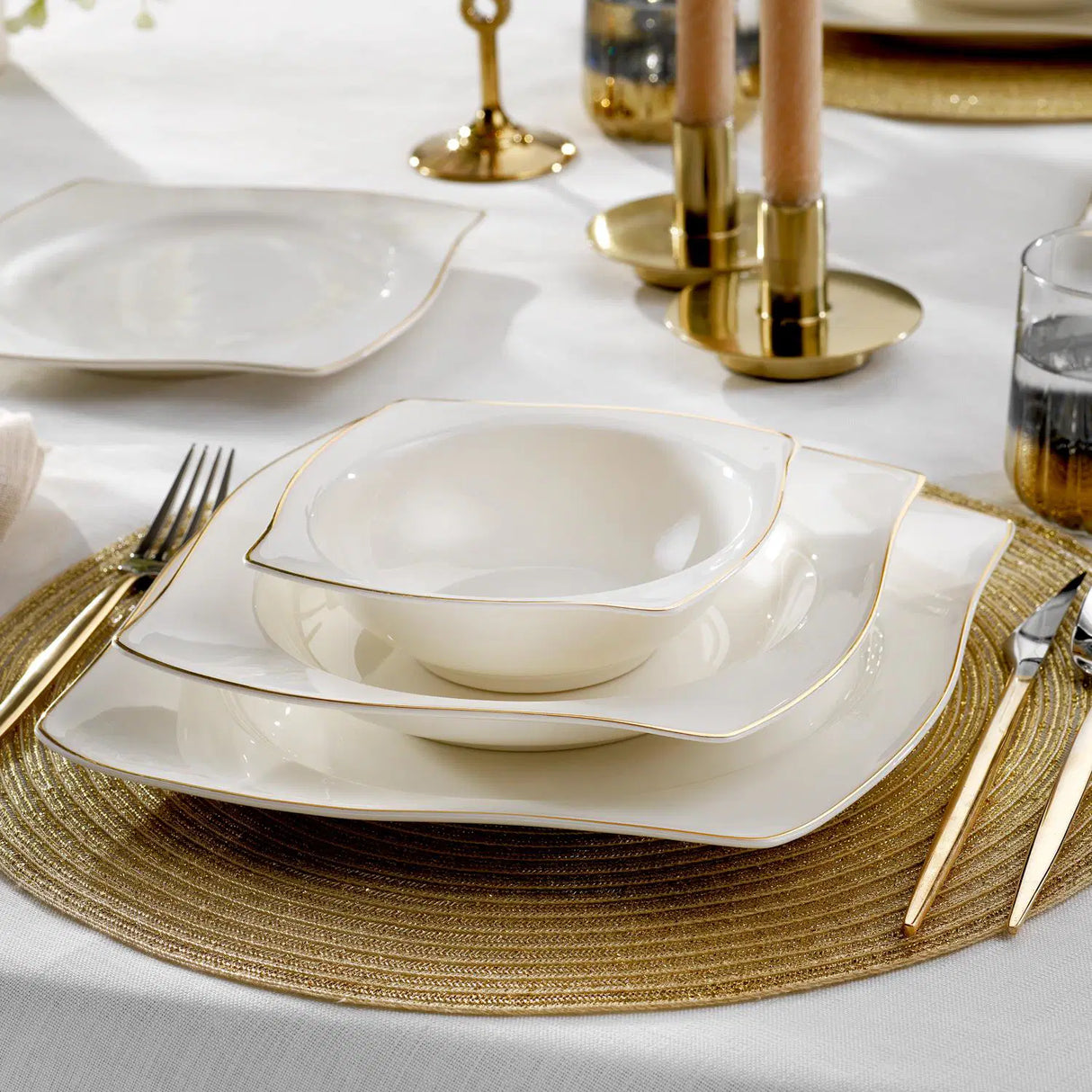SCHAFER Bety Gold Yemek Takımı - 48 Parça