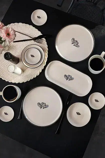 KERAMIKA Amour Kahvaltı Takımı 11 Parça 2 Kişilik - 22661