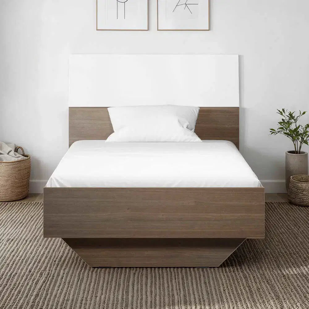 ADORE Prestij Tek Kişilik Karyola - Noce/Beyaz 95x90x195 cm