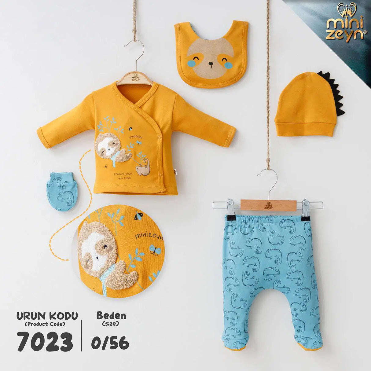 MINIZEYN Erkek Bebek - Yeni Doğan (0-3Ay)