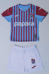 TRABZONSPOR Joma Çubuklu Forma Beyaz Sort Bebek Seti 24/25