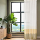 Evidea Soft Sarı Yoğunluklu Fon Perde - Renkli / Sarı - 140x270 cm