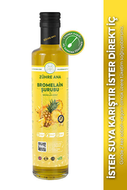 ZÜHRE ANA Bromelain Şurubu 250 ml