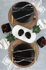 KERAMIKA Keraart Mermer Kahvaltı Takımı 11 Parça 2 Kişilik - 17950/51