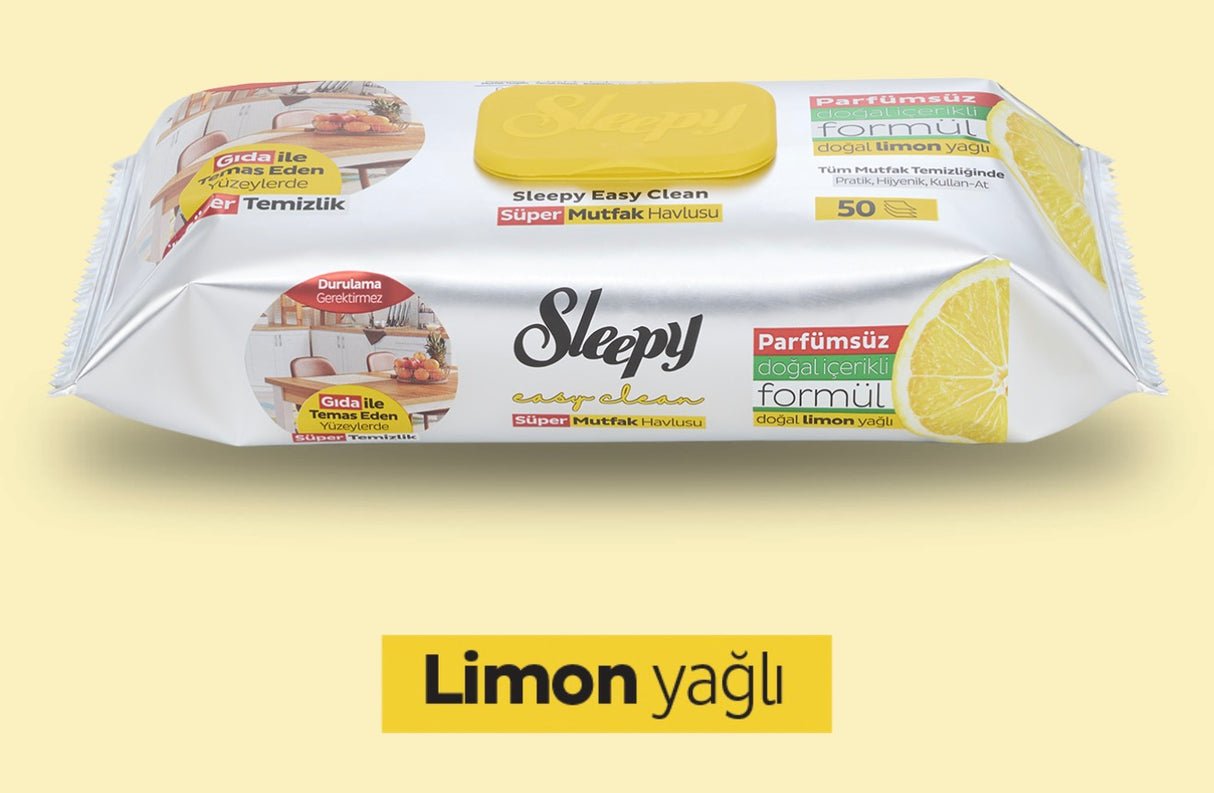 SLEEPY Limon Yağlı Gıda ile temasa uygun 50’li