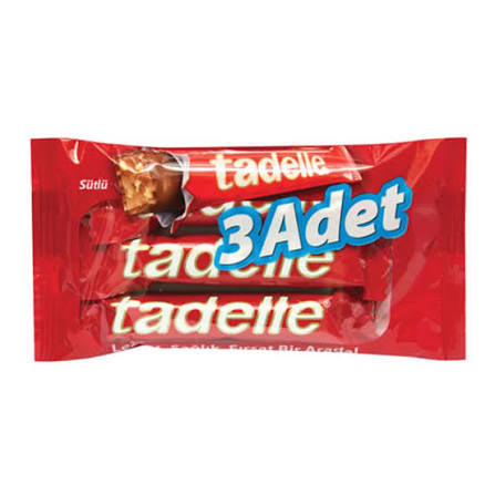 Tadelle Sütlü Findikli Çikolata 3x30 gr