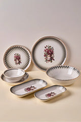 PEROTTI Antique Altin Yaldizli Stoneware - 27 Parça Yemek Takimi