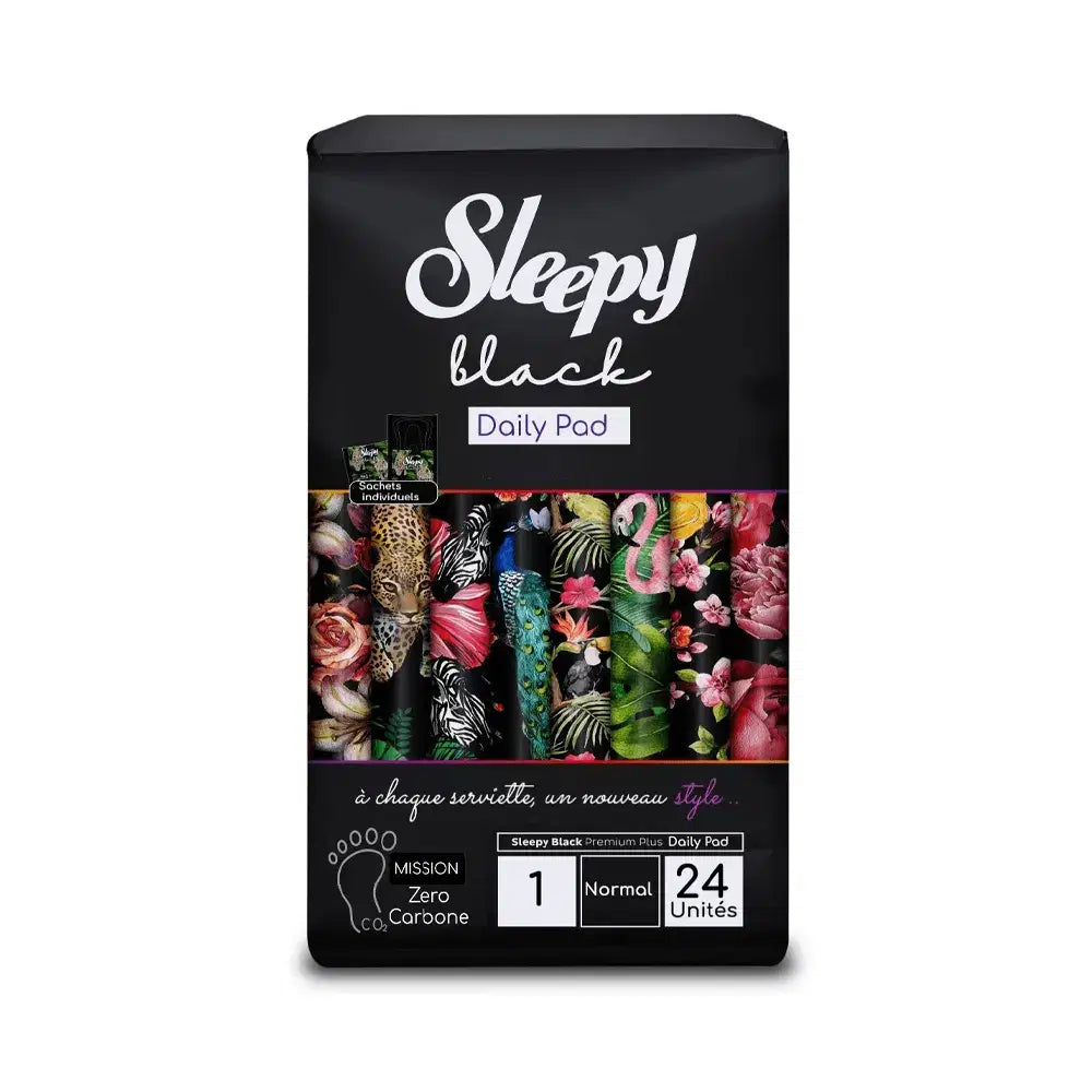 SLEEPY BLACK Hijyenik Ped NO: 1 - 24