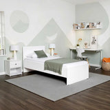 ADORE Trendline Tek Kişilik Karyola-Mat Beyaz 96x89x195 cm (GxYxD)