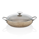 TAC EV MasterCook Tombik Cappicuno Metal Sapli Tencere Seti - 7 Parça
