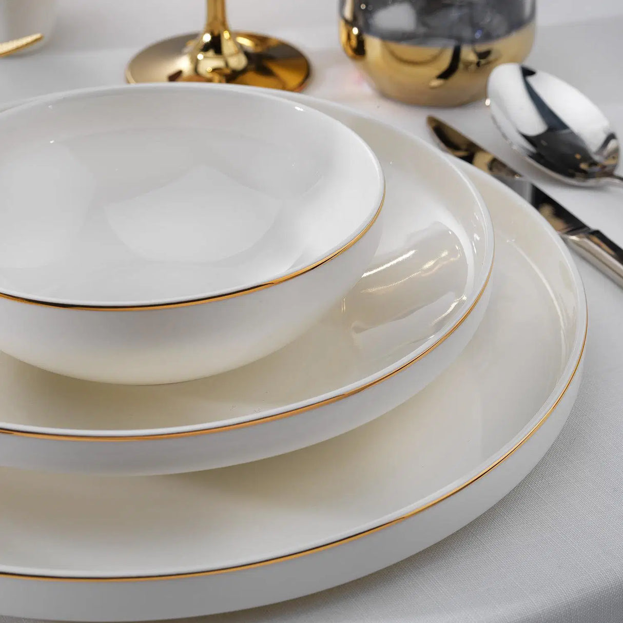 SCHAFER Adel Gold Yemek Takımı - 56 Parça