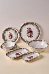 PEROTTI Antique Altin Yaldizli Stoneware - 27 Parça Yemek Takimi
