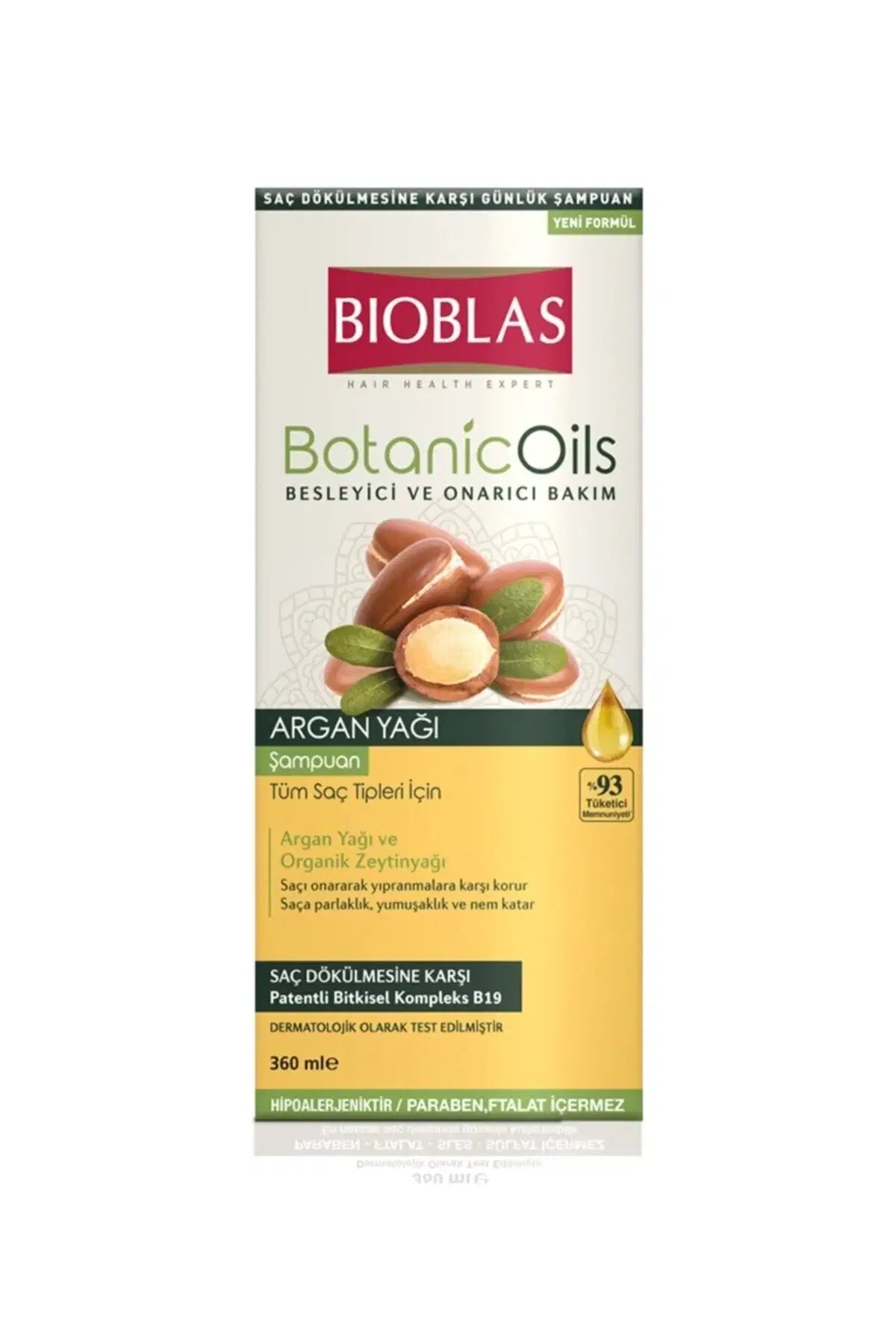 BIOBLAS Argan Yağlı Şampuan - 360ml