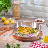 SCHAFER Held Çelik Inox Tava 28cm - 1 Parça