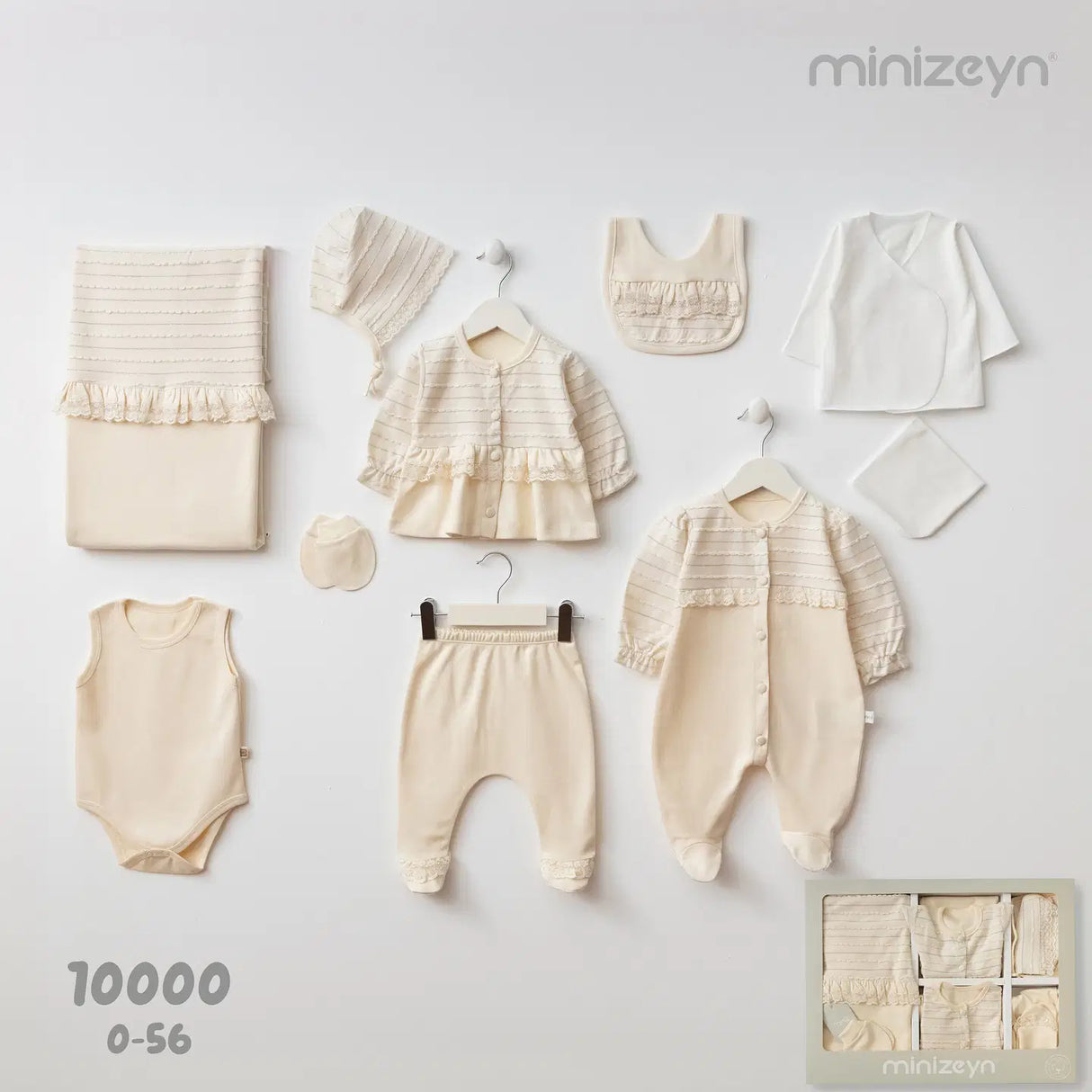 MINIZEYN Kiz Bebek - Yeni Doğan  (0-3Ay)