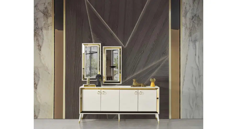 FLYMOB Lotus Gold Yemek Odası