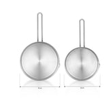 SCHAFER Jade 2'li Set Çelik Kaçerola 14cm+16cm