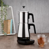 KORKMAZ Moderna Elektrikli Çaydanlık Siyah/Satin 1.3L
