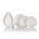 SCHAFER Dina Platin Yemek Takımı - 56 Parça