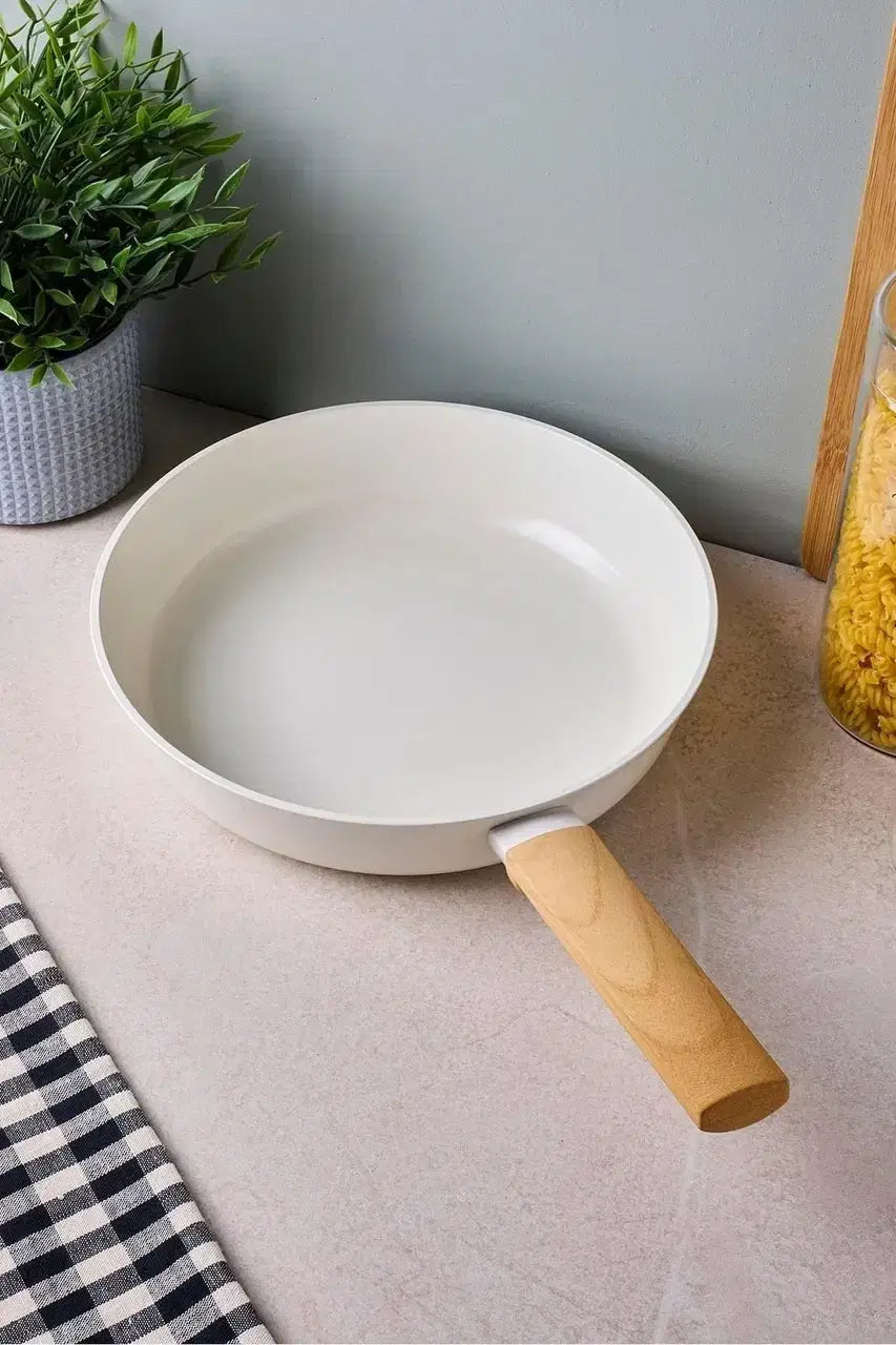 PEROTTI Danish Cook Beige İndüksiyon Tabanlı Tava 26 cm