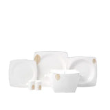 KORKMAZ Bone Selection 60 Parça Kare Yemek Takımı A8456