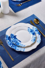 PEROTTI Porselen Blue Bird Bone - 24 Parça Yemek Takimi