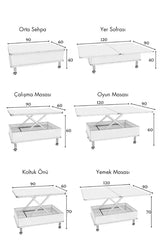 FLYMOB - Nino Akıllı Sehpa -  Çam Rengi