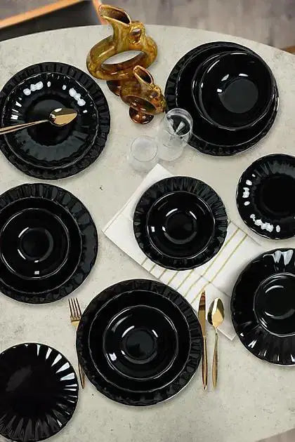 KERAMIKA Shizen Sirius Yemek Takımı 24 Parça 6 Kişilik