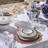 SCHAFER Tılsım Lace Lacivert Yemek Takımı - 60 Parça