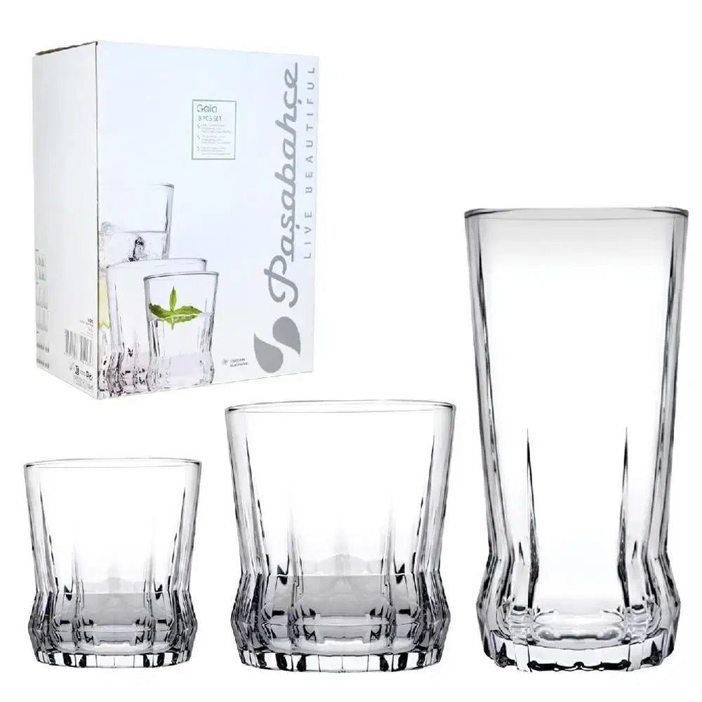 PAŞABAHÇE Gaia Bardak 18'li Set