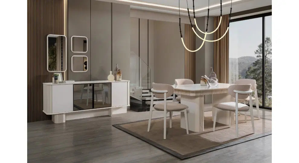 FLYMOB Mira Yemek Odası %100 MDF