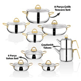 TAC EV Gold Collection Çeyiz Seti - 15 Parça