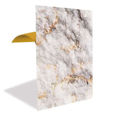 FLYBAT Gold Mermer Desenli Panel Pvc
