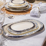 SCHAFER Tılsım Lace Lacivert Yemek Takımı - 60 Parça