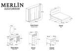 GÜNDOĞDU Merlin Düğün Paketi (Yatak+Karyola Hediye)